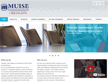 Tablet Screenshot of muisemergersacquisitions.com